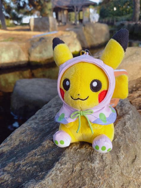 Pikachu Plush in Raincoat Japan 04254 | Etsy