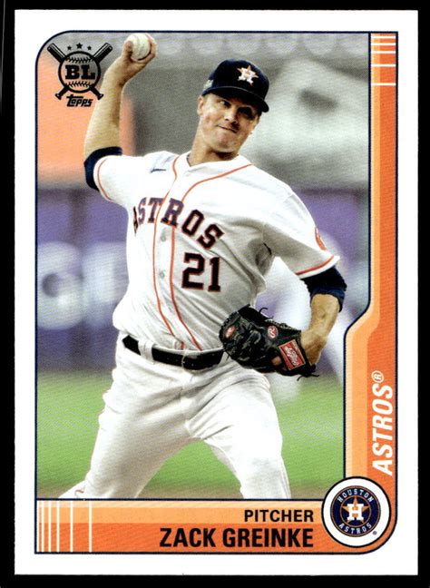 2021 Topps Big League 150 Zack Greinke Houston Astros Baseball Card EBay