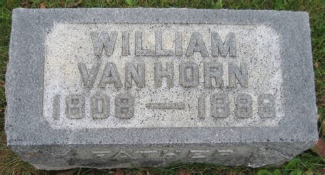 William Vanhorn 1808 1888 Homenaje De Find A Grave