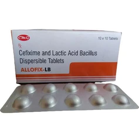 Allofix Lb Cefixime And Lactic Acid Bacillus Dispersible Antibiotic