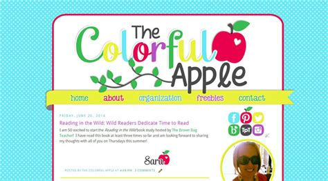 The Colorful Apple Blog Design Designs By Kassie