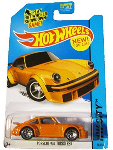 楽天市場即納ホットウィール Hot Wheels ポルシェ 934 ターボRSR HWシティ74 250 PORSCHE ビークル ミニカーangelica