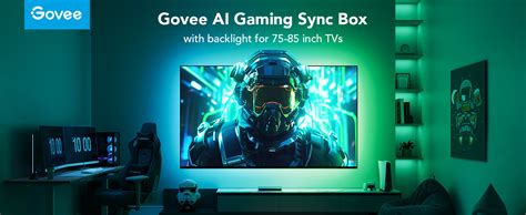 Amazon Govee AI Sync Box Kit HDMI 2 0 Support RGBIC TV LED