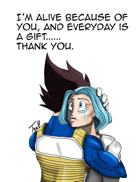 Bulma And Vegeta Vegeta Says Goodbye By Tpizgirl On Deviantart