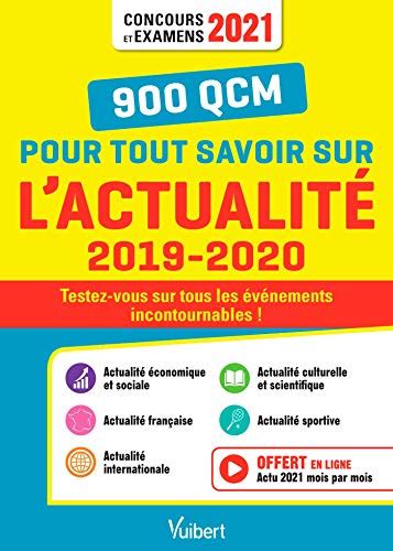 Qcm Pour Tout Savoir Sur L Actualit Concours Et