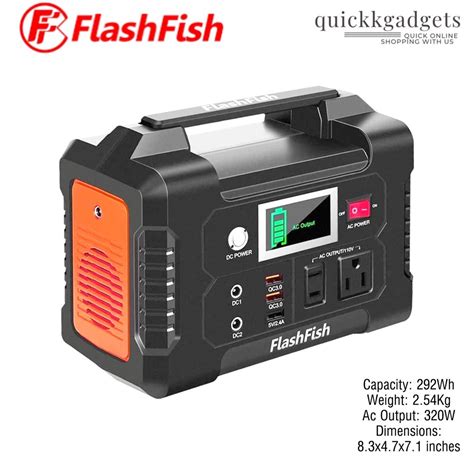 FlashFish E200 Portable Power Generator Shopee Singapore