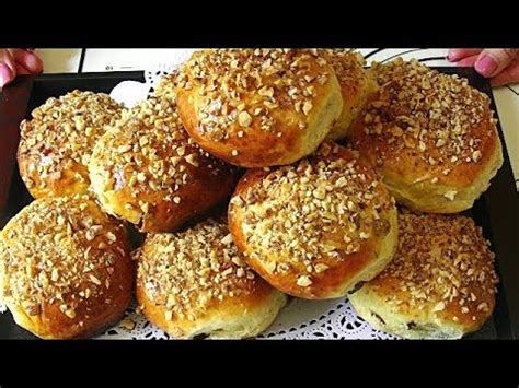 Булочки с орехами,производственный рецепт. - YouTube