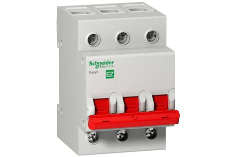 Модульный выключатель нагрузки Systeme Electric рубильник 3полюса 100А ...
