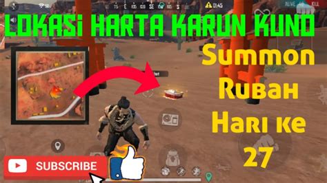 Lokasi Harta Karun Summon Rubah Hari ke 27 R²M R2M Free Fire YouTube