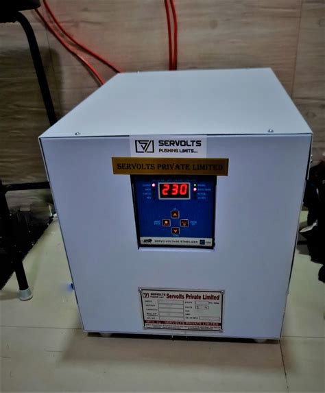 Automatic 99 Dry Type Servo Stabilizer 230 V 170v 270v At Rs 23000