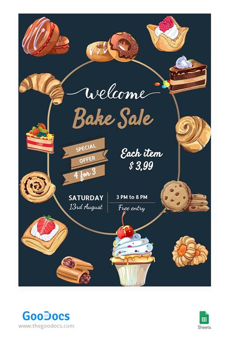 Bake Sale Poster Template