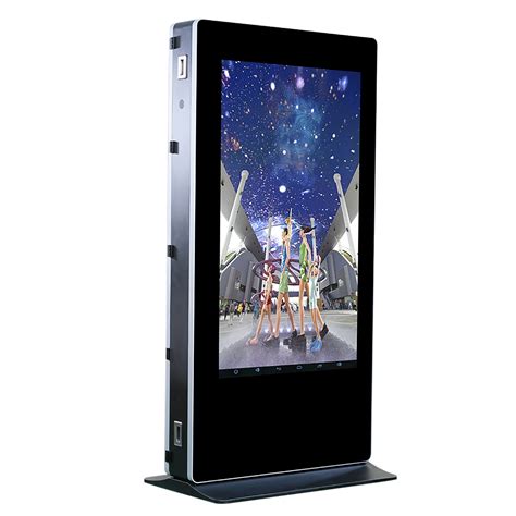 China 65 Inch Outdoor Advertising Display LCD Kiosk Touch Screen