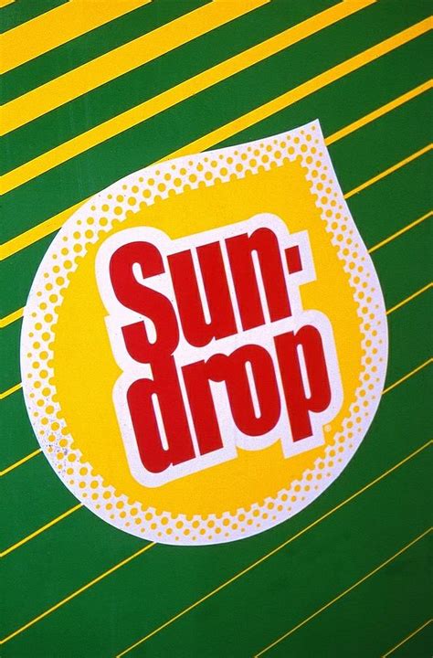 Sun Drop Citrus Soda Vintage Logo Golden Girl Cola Soda Pop Soft Drink ...