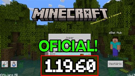 Minecraft Pe 1 19 60 Oficial Primeira VersÃo Oficial De 2023 Com