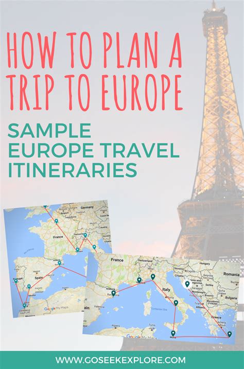 Planning A Trip To Europe Can Be Overwhelming At The Start Since There