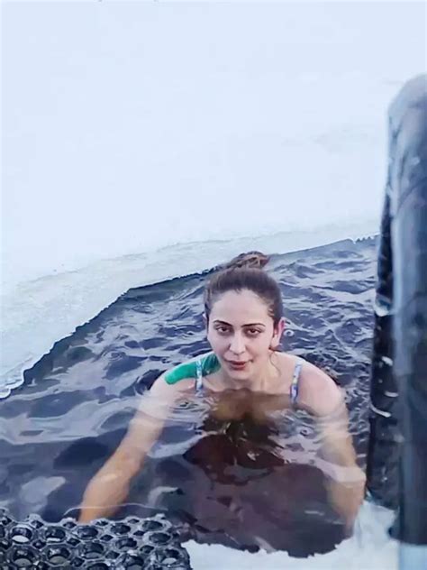 Bikini Clad Rakul Preet Singh Takes Cryotherapy In Minus Degrees Celsius TOIPhotogallery