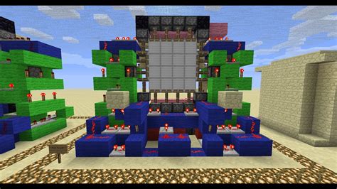 Cnbs 4x4 Piston Door Tutorial Minecraft Redstone Tutorials Youtube