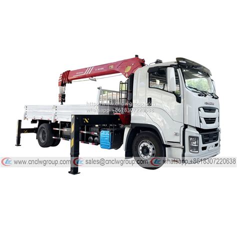 ISUZU GIGA VC61 4x2 6 Wheel Boom Truck Telescopic Truck Mounted 10 Ton