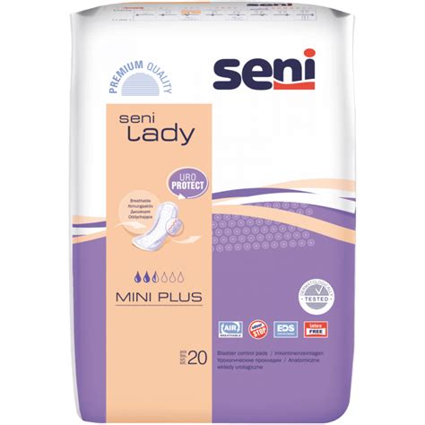 Seni Lady Mini Plus / Сени Леди Мини Плюс — прокладки урологические, 20 ...