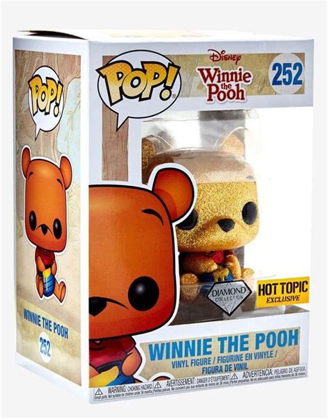 Funko Pop Disney Winnie The Pooh Glitter Diamond Collection Hot Topic Exclusive Import