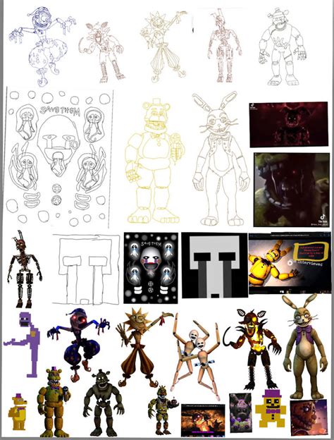 Fnaf Collage By Glitchtrap098 On Deviantart