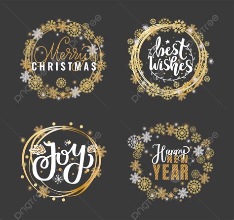 Happy Merry Christmas Vector Art PNG Merry Christmas And Happy New