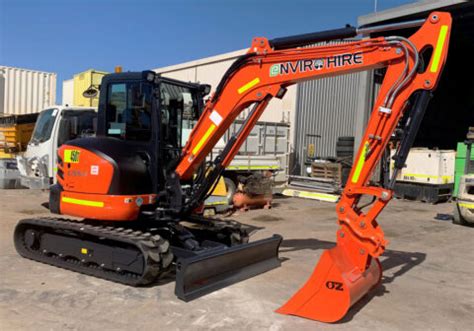 Kubota 5 5t Excavator Hire Earth Moving Enviro Plant Hire WA