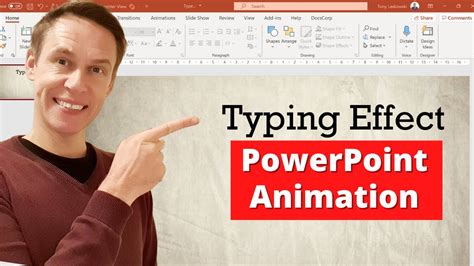 Powerpoint Text Animation Typing Text Effect Typewriter Effect