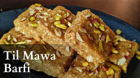 Til Mawa Barfi Best Sugarfree Gajak Recipe In 10 Minutes Makar