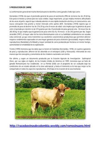 Raza Romosinuano PDF