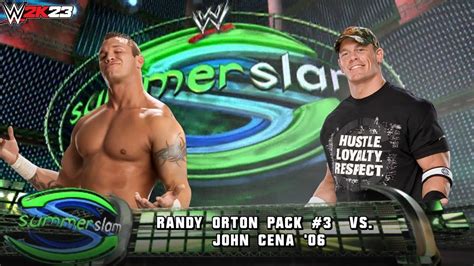 Full Match Randy Orton Vs John Cena 06 Summerslam Wwe 2k23 Youtube