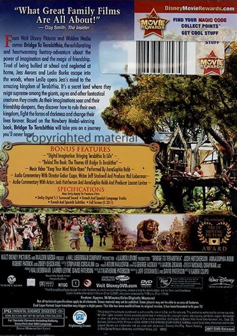 Bridge To Terabithia Dvd Dvd Empire