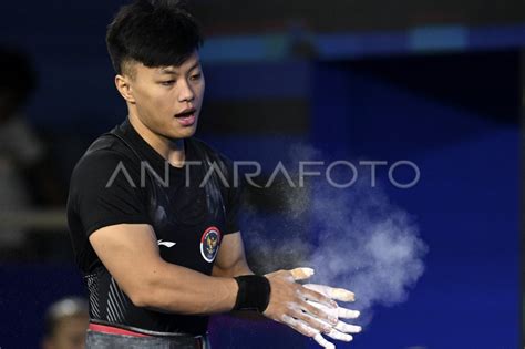 Rahmat Erwin Raih Medali Emas Angkat Besi Asian Games Antara Foto