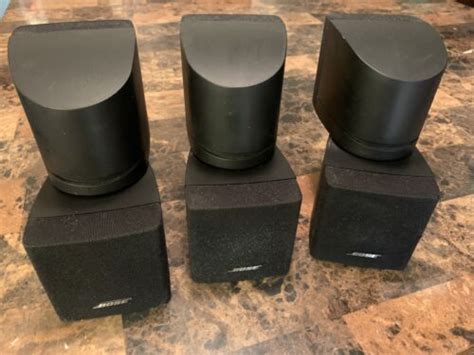 3 BOSE Classic Redline Double Cube Speakers Lifestyle Acoustimass