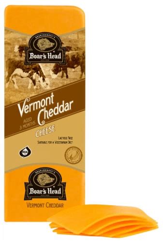 Boar S Head Vermont Cheddar Cheese Yellow 1 Lb Kroger