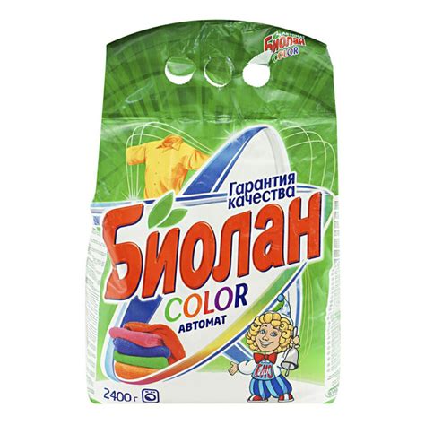 Стиральный порошок Биолан Color автомат для цветного белья 2,4 кг ...