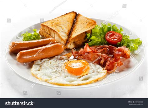 English Breakfast Toast Egg Bacon Vegetables Stock Photo (Edit Now ...