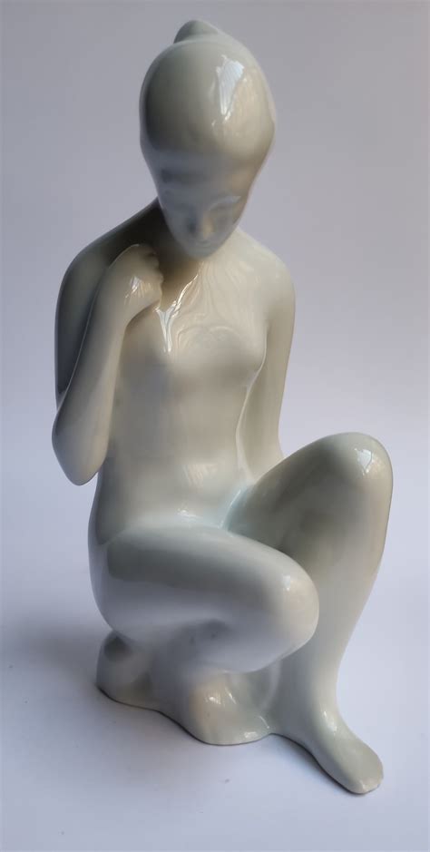 Vintage Porcelain Figurine Royal Dux Naked Female Figure Etsy