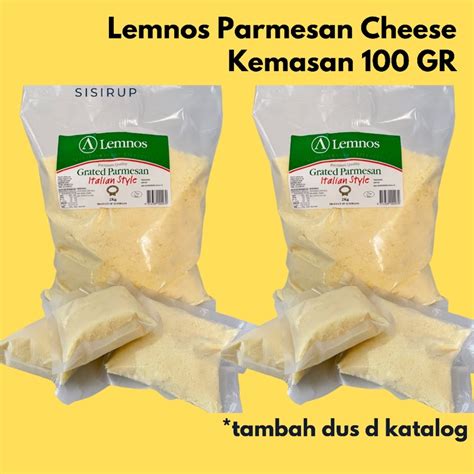 Jual Lemnos Parmesan Cheese 100 GR Grated Parmesan Parmesan Parut