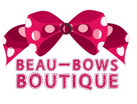 Beau Bows Boutique Logo Visual Boutique Logo Heart Sunglass Boutique