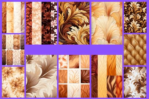 Brown Patterns Graphic by Digital Art Studio · Creative Fabrica