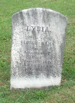 Lydia Huber Kauffman Bahn 1807 1871 Memorial Find A Grave