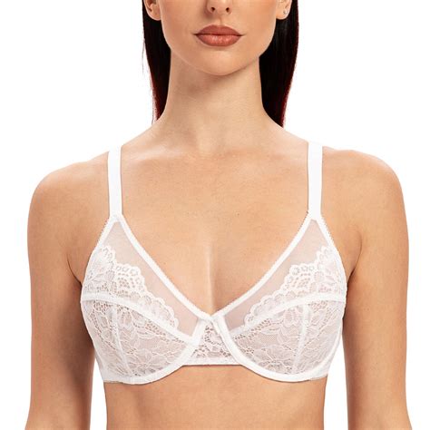 Meleneca Womens Full Coverage No Padding Plus Size Minimizer Underwire Bra