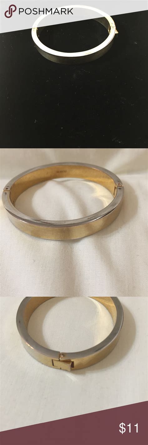 J Crew Gold Toned Bangle Bracelet Stylish Bangles