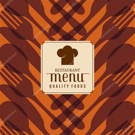 Restaurant Menu Card Design Stock Vector By Arrtfoto