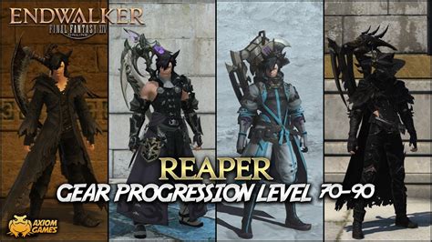 Ffxiv Endwalker Reaper Gear Progression Level 70 90 Youtube