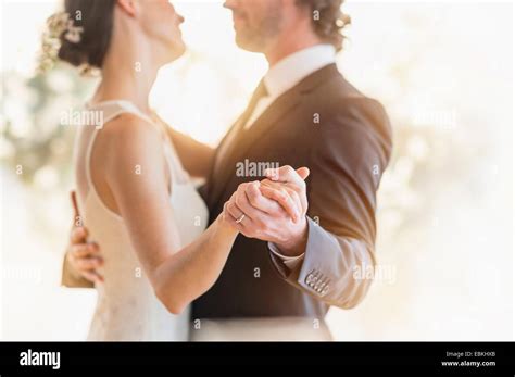 Bride And Groom Dancing Stock Photo Alamy