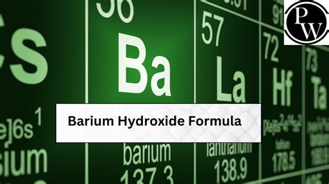 Barium Hydroxide Formula: Structure, Properties, Molar Mass