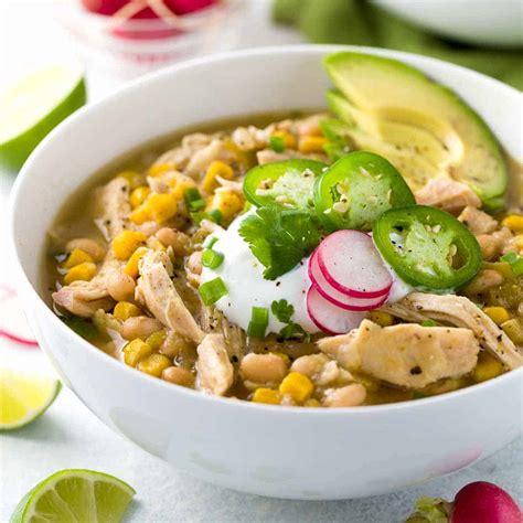 White Bean Chicken Chili Crockpot Recipe Jessica Gavin