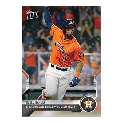 Robel Garcia Mlb Topps Now Card Printrun